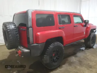 2007 Hummer H3 SUV with VIN 5GTDN13E878141547, listed as a Copart auction lot 77997674 with 162,766 mi miles and Clean Title. Bid and sale history available at carsss.com. Image 3.
