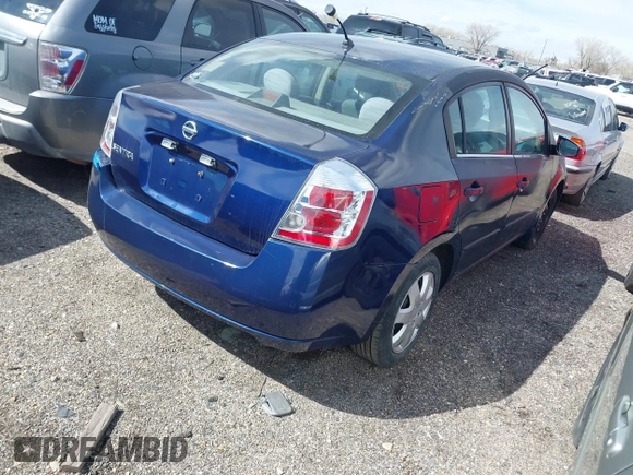 2008 Nissan Sentra S with VIN 3N1AB61E38L607703, listed as a IAAI auction lot 41790092 with 124,564 mi miles and . Bid and sale history available at DreamBid. Image 4.