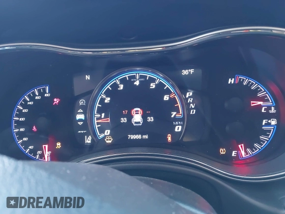 2017 Jeep Grand Cherokee SRT with VIN 1C4RJFDJ3HC694736, listed as a IAAI auction lot 41292771 with 79,966 mi miles. Bid and sale history available at carsss.com. Image 15.