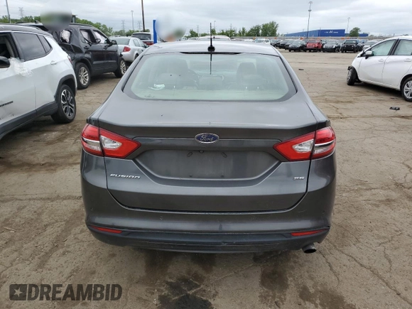 2017 Ford Fusion SE with VIN 3FA6P0HD3HR185949, listed as a Copart auction lot 58828325 with 169,148 mi miles and Clean title. Bid and sale history available at DreamBid. Image 6.