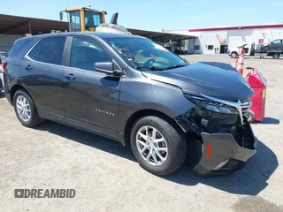 2022 Chevrolet Equinox LT with VIN 3GNAXUEV8NS182016, listed as a IAAI auction lot 42193418 with 60,395 mi miles and . Bid and sale history available at DreamBid. Image 1.