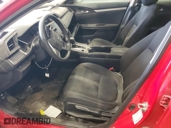 2016 Honda Civic EX with VIN 2HGFC2F78GH567016, listed as a Copart auction lot 56976675 with Not Provided miles and Salvage Title. Bid and sale history available at DreamBid. Image 7.