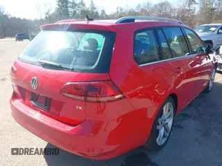 2015 Volkswagen Golf SportWagen TSI SE with VIN 3VWC17AU0FM505415, listed as a IAAI auction lot 41832346 with 79,254 mi miles. Bid and sale history available at carsss.com. Image 4.