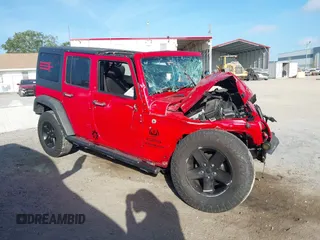 2015 Jeep Wrangler Unlimited Sport with VIN 1C4BJWDG4FL694005, listed as a IAAI auction lot 41971529 with Not provided miles and . Bid and sale history available at DreamBid. Image 1.