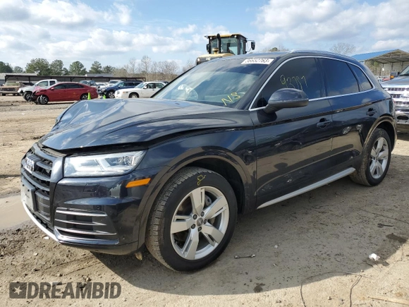 2018 Audi Q5 Premium Plus with VIN WA1BNAFY1J2086934, listed as a Copart auction lot 36652763 with 93,787 mi miles. Bid and sale history available at carsss.com. Image 1.