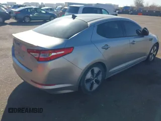 2012 Kia Optima Hybrid with VIN KNAGM4AD0C5009507, listed as a IAAI auction lot 41551835 with 92,878 mi miles. Bid and sale history available at carsss.com. Image 4.