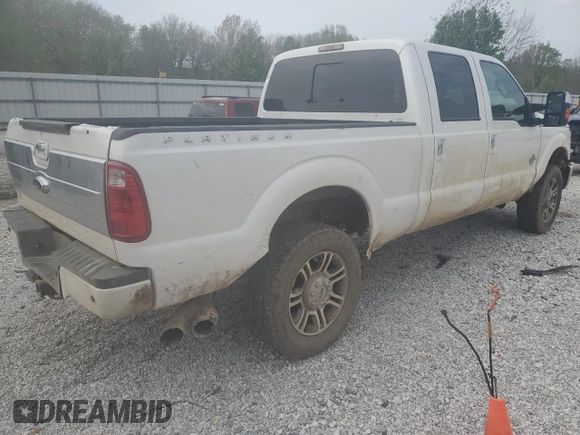 2015 Ford F-350 Platinum с VIN 1FT8W3BT8FEA20776, выставлен на аукционе Copart как лот 50872225 с пробегом 217 559 миль миль и Списание • Salvage title. История ставок и продаж доступна на DreamBid. Изображение 3.