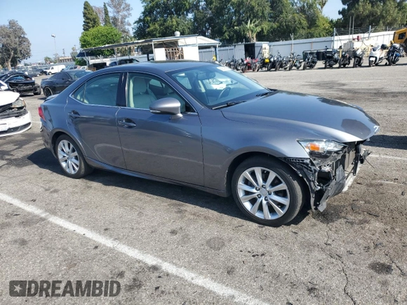 2014 Lexus IS 250 with VIN JTHBF1D23E5023743, listed as a Copart auction lot 59330575 with 70,866 mi miles and Salvage title. Bid and sale history available at DreamBid. Image 4.