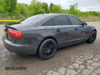 2012 Audi A6 Premium Plus with VIN WAUGGAFC2CN054230, listed as a Copart auction lot 58772165 with 154,349 mi miles and Clean title. Bid and sale history available at DreamBid. Image 3.