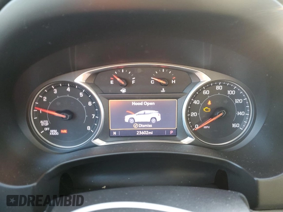 2022 GMC Terrain SLT with VIN 3GKALVEV4NL182250, listed as a Copart auction lot 43032445 with 23,602 mi miles and Salvage Title. Bid and sale history available at DreamBid. Image 9.