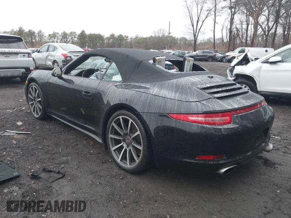 2014 Porsche 911 Carrera with VIN WP0CA2A92ES140470, listed as a IAAI auction lot 41918049 with 24,297 mi miles. Bid and sale history available at carsss.com. Image 3.