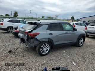2024 Chevrolet TrailBlazer LS with VIN KL79MMS25RB052353, listed as a Copart auction lot 69180094 with 4,871 mi miles and Salvage Title. Bid and sale history available at DreamBid. Image 3.