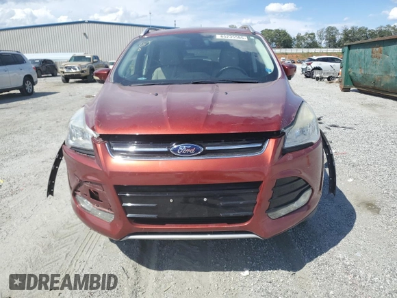 2015 Ford Escape Titanium with VIN 1FMCU0J93FUA66179, listed as a Copart auction lot 65235585 with 82,889 mi miles and Salvage title. Bid and sale history available at DreamBid. Image 5.
