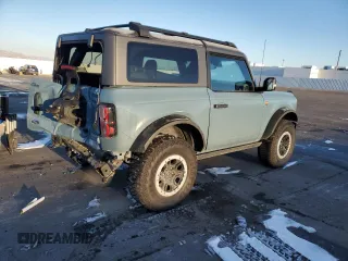 2023 Ford Bronco z VIN 1FMDE5CP9PLB39539, wystawiony jako Copart lot #42967905 z przebiegiem 36 163 mil mil oraz Szkoda całkowita • Salvage title. Historia ofert i sprzedaży dostępna na DreamBid. Obrazek 3.