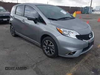 2015 Nissan Note SV with VIN 3N1CE2CP4FL432785, listed as a IAAI auction lot 41915034 with 6,902 mi miles and . Bid and sale history available at DreamBid. Image 1.