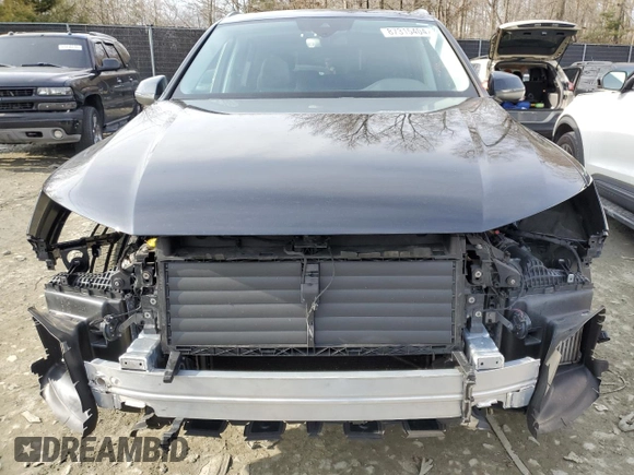 2020 Audi Q7 Premium Plus with VIN WA1LXAF70LD004740, listed as a Copart auction lot 87315404 with 55,158 mi miles and Salvage Title. Bid and sale history available at carsss.com. Image 5.