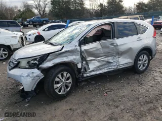 2014 Honda CR-V EX with VIN 2HKRM3H58EH507400, listed as a Copart auction lot 49714135 with 120,292 mi miles and Salvage Title. Bid and sale history available at carsss.com. Image 1.