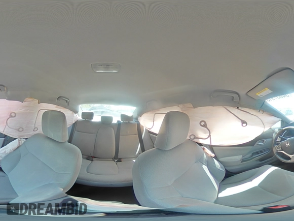 2013 Honda Civic LX with VIN 19XFB2F5XDE002161, listed as a Copart auction lot 54057915 with 94,757 mi miles and Salvage Title. Bid and sale history available at DreamBid. Image 14.
