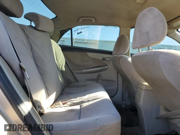 2011 Toyota Corolla L with VIN JTDBU4EE7B9135662, listed as a Copart auction lot 48687015 with 206,102 mi miles and Salvage Title. Bid and sale history available at carsss.com. Image 10.
