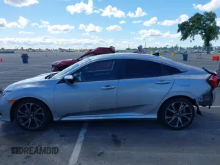 2019 Honda Civic Sedan Sport with VIN 2HGFC2F82KH519464, listed as a IAAI auction lot 41940030 with 59,718 mi miles. Bid and sale history available at carsss.com. Image 15.