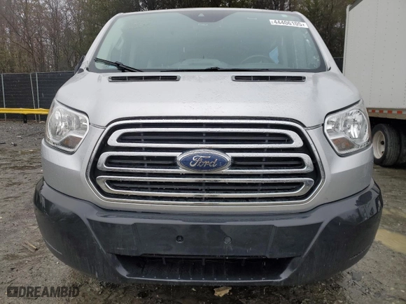 2016 Ford Transit Wagon XL with VIN 1FBZX2ZG8GKB05385, listed as a Copart auction lot 44406105 with 0 mi miles and Salvage Title. Bid and sale history available at carsss.com. Image 5.