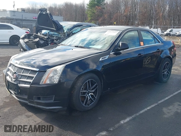 2008 Cadillac CTS AWD w/1SB with VIN 1G6DT57V980206276, listed as a IAAI auction lot 40822684 with 142,690 mi miles. Bid and sale history available at carsss.com. Image 2.