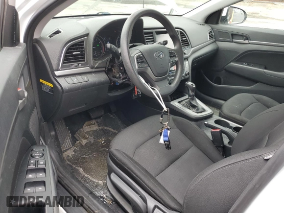2018 Hyundai Elantra SEL with VIN 5NPD84LF8JH298500, listed as a Copart auction lot 54723435 with 53,803 mi miles and Salvage Title. Bid and sale history available at DreamBid. Image 8.