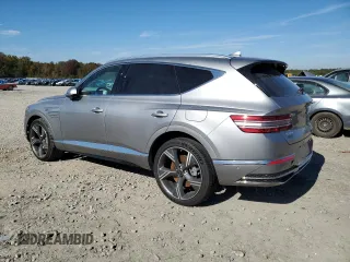 2025 Genesis GV80 Prestige with VIN KMUHEESC2SU213789, listed as a Copart auction lot 80718504 with 6,644 mi miles and Salvage Title. Bid and sale history available at DreamBid. Image 2.