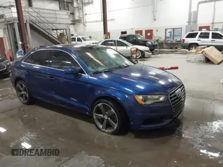 2015 Audi A3 2.0T Premium Plus with VIN WAUEFGFF8F1093570, listed as a IAAI auction lot 41583910 with 102,739 mi miles. Bid and sale history available at carsss.com. Image 1.
