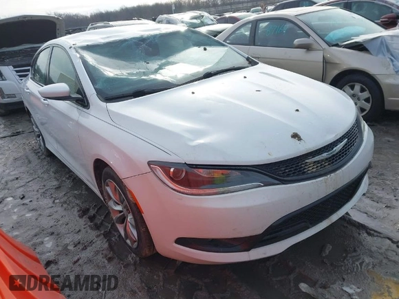 2016 Chrysler 200 S with VIN 1C3CCCBG4GN109871, listed as a IAAI auction lot 41666592 with 1 mi miles. Bid and sale history available at carsss.com. Image 1.