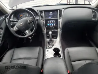 2017 Infiniti Q50 Premium with VIN JN1EV7AR0HM838405, listed as a Copart auction lot 47874455 with 87,383 mi miles and Clean Title. Bid and sale history available at carsss.com. Image 8.
