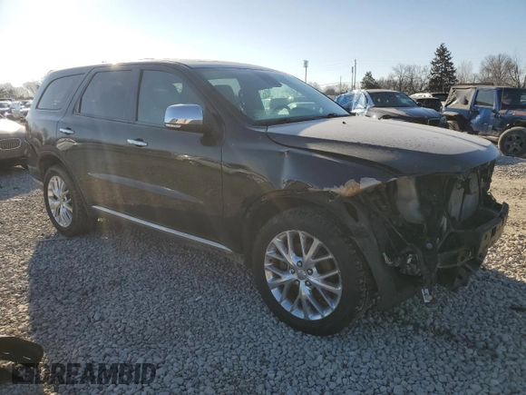 2014 Dodge Durango Citadel with VIN 1C4SDJET6EC438520, listed as a Copart auction lot 47929365 with Not Provided miles and Salvage Title. Bid and sale history available at DreamBid. Image 4.