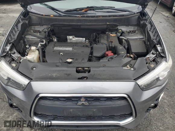 2015 Mitsubishi Outlander Sport 2.4 GT with VIN 4A4AR4AW4FE028201, listed as a Copart auction lot 83414704 with 139,550 mi miles and Salvage Title. Bid and sale history available at carsss.com. Image 12.