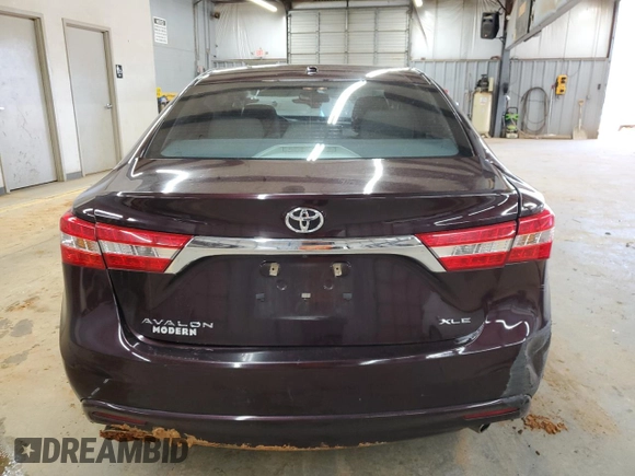 2014 Toyota Avalon Limited with VIN 4T1BK1EB7EU105830, listed as a Copart auction lot 88096505 with 106,626 mi miles and Salvage Title. Bid and sale history available at carsss.com. Image 6.