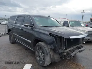 2016 Cadillac Escalade ESV Premium Collection z VIN 1GYS3JKJ0GR106993, wystawiony jako IAAI lot #38260254 z przebiegiem 78 827 mil mil oraz . Historia ofert i sprzedaży dostępna na DreamBid. Obrazek 1.