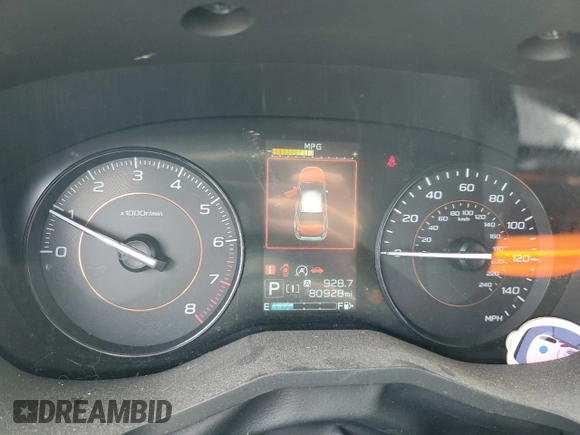 2020 Subaru Crosstrek с VIN JF2GTABC6L8271607, выставлен на аукционе Copart как лот 54506915 с пробегом 80 928 миль миль и Списание • Salvage title. История ставок и продаж доступна на DreamBid. Изображение 9.