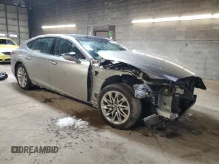 2021 Lexus LS with VIN JTHD51GFXM5008648, listed as a Copart auction lot 82641634 with 37,009 mi miles and Salvage Title. Bid and sale history available at carsss.com. Image 4.