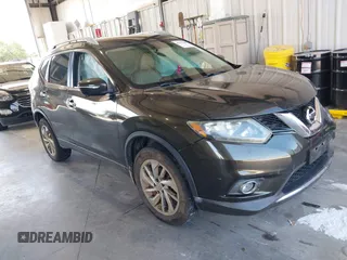 2015 Nissan Rogue SL z VIN 5N1AT2MV6FC780442, wystawiony jako IAAI lot #40157459 z przebiegiem 166 660 mil mil oraz . Historia ofert i sprzedaży dostępna na DreamBid. Obrazek 1.