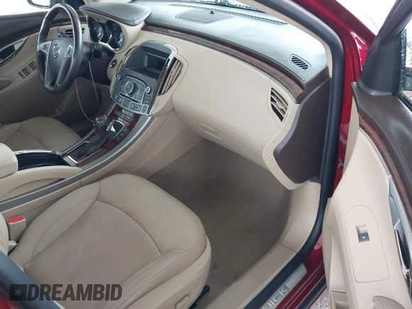 2010 Buick LaCrosse CXL with VIN 1G4GC5EG5AF319154, listed as a IAAI auction lot 41969056 with 30,071 mi miles and . Bid and sale history available at DreamBid. Image 5.