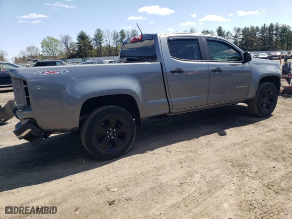 2021 Chevrolet Colorado 4WD Work Truck with VIN 1GCGTBEN4M1118526, listed as a Copart auction lot 52299895 with 70,015 mi miles and Salvage Title. Bid and sale history available at carsss.com. Image 3.