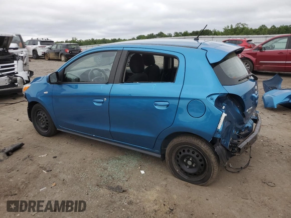 2021 Mitsubishi Mirage ES with VIN ML32AUHJ4MH006307, listed as a Copart auction lot 57297285 with 64,527 mi miles and Salvage title. Bid and sale history available at DreamBid. Image 2.