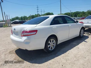 2011 Toyota Camry LE with VIN 4T4BF3EK9BR210001, listed as a IAAI auction lot 41981258 with 54,602 mi miles and . Bid and sale history available at carsss.com. Image 4.