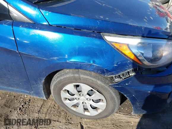 2017 Hyundai Accent SE with VIN KMHCT4AE4HU316264, listed as a IAAI auction lot 41437326 with 165,865 mi miles and . Bid and sale history available at carsss.com. Image 15.