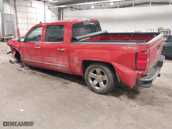 2015 Chevrolet Silverado 1500 LTZ with VIN 3GCUKSEC5FG225058, listed as a IAAI auction lot 41118782 with 188,777 mi miles. Bid and sale history available at carsss.com. Image 3.