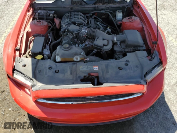 2014 Ford Mustang V6 with VIN 1ZVBP8AM1E5327826, listed as a Copart auction lot 57093825 with 158,268 mi miles and Salvage title. Bid and sale history available at DreamBid. Image 11.