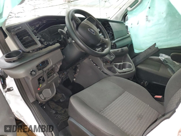 2023 Ford Transit Passenger XL z VIN 1FBAX2YGXPKB08481, wystawiony jako Copart lot #43177325 z przebiegiem Nie podano mil oraz Szkoda całkowita • Salvage title. Historia ofert i sprzedaży dostępna na DreamBid. Obrazek 8.