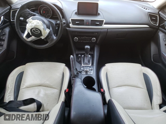 2016 Mazda 3 S Grand Touring with VIN JM1BM1N30G1289407, listed as a Copart auction lot 58141935 with 73,095 mi miles and Salvage title. Bid and sale history available at DreamBid. Image 8.