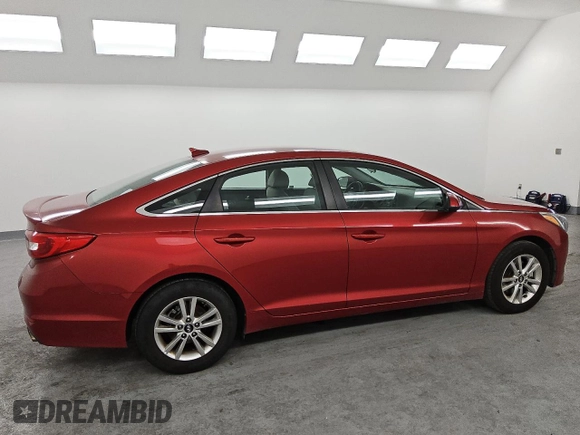 2017 Hyundai Sonata 2.4L with VIN 5NPE24AF0HH534818, listed as a Copart auction lot 48246895 with 123,436 mi miles and Clean Title. Bid and sale history available at carsss.com. Image 3.