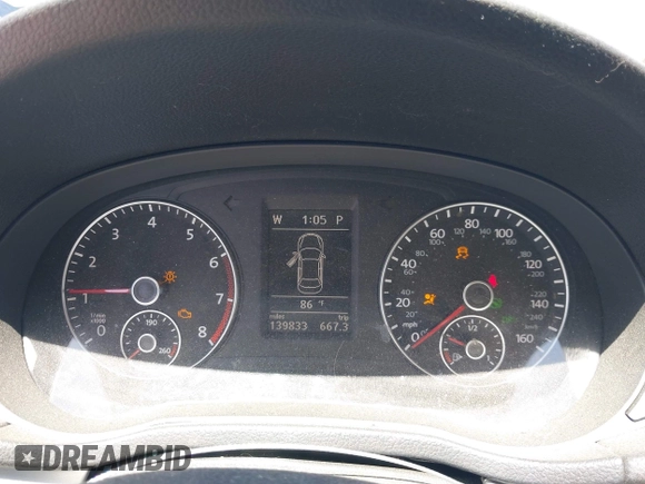 2012 Volkswagen Passat SE с VIN 1VWBH7A32CC094465, выставлен на аукционе IAAI как лот 41998550 с пробегом 139 833 миль миль и . История ставок и продаж доступна на DreamBid. Изображение 7.