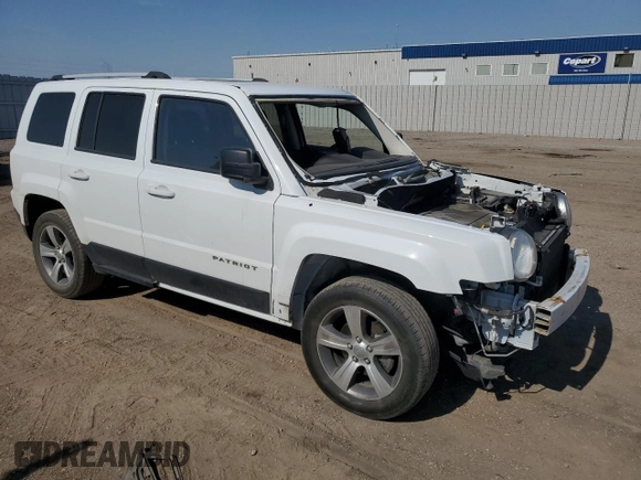 2016 Jeep Patriot High Altitude with VIN 1C4NJRFB6GD809666, listed as a Copart auction lot 56162185 with 73,752 mi miles and Salvage title. Bid and sale history available at DreamBid. Image 4.